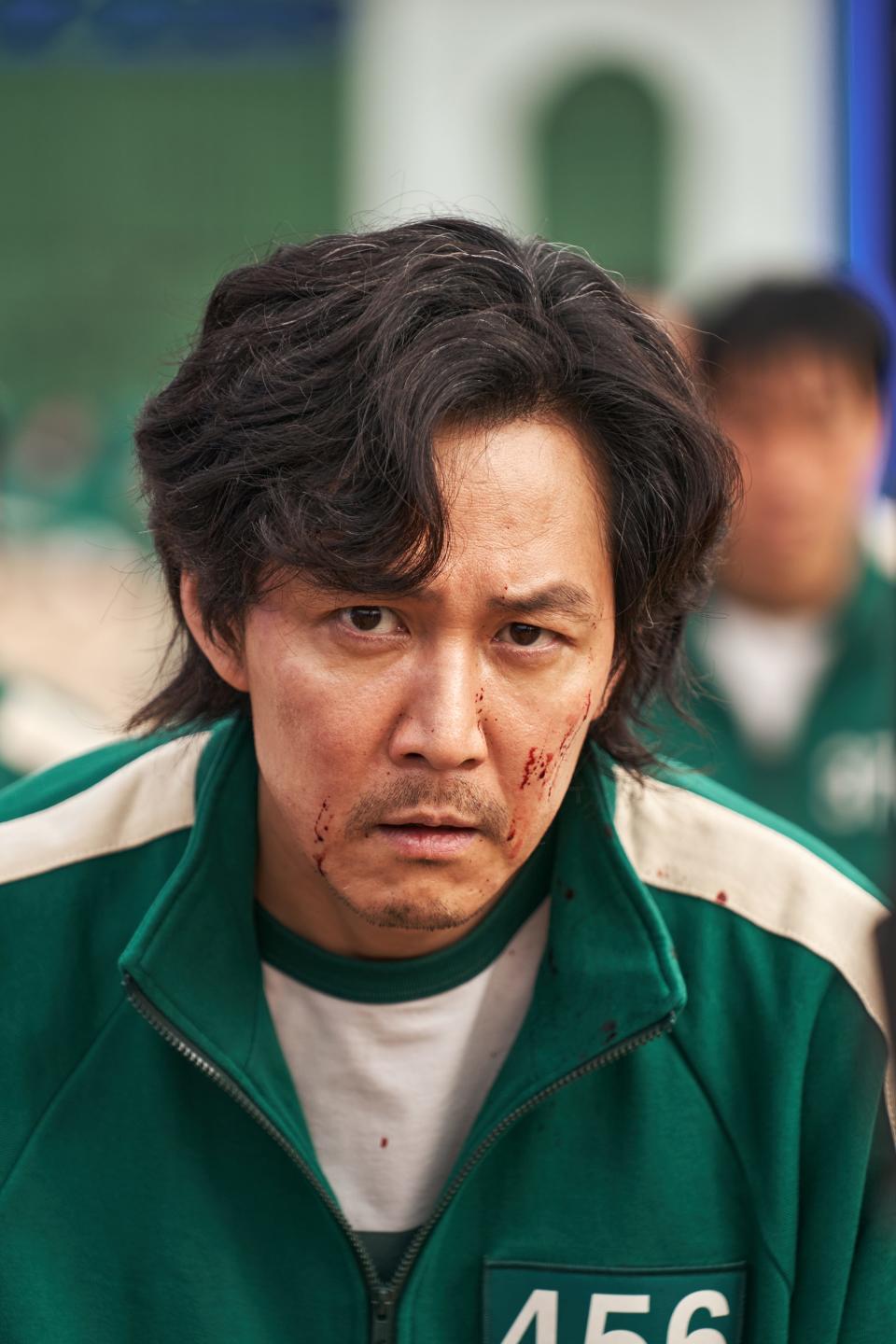 Gi-hun (Lee Jung-jae) in "Squid Game."