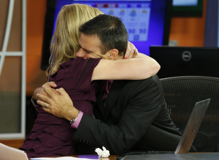 Co-workers of Alison Parker and Adam Ward struggle to come to terms with the news of their deaths.