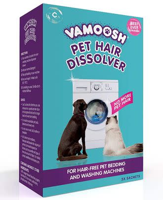 This super handy pet hair dissolver that'll ensure your machine doesn't get clogged with fur