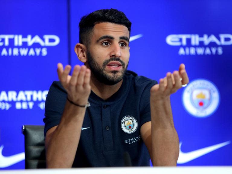 Riyad Mahrez, another talented schmuck scooped up in a Manchester City transfer simply for the sake of it