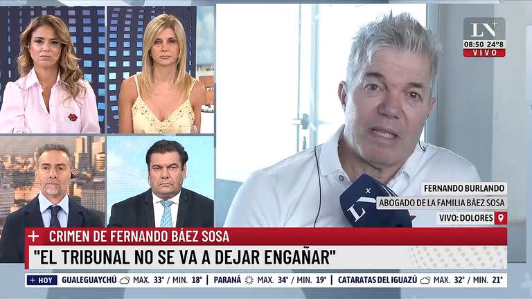 A horas del fallo y la eventual sentencia, Burlando espera la “prisión perpetua para los ocho acusados"