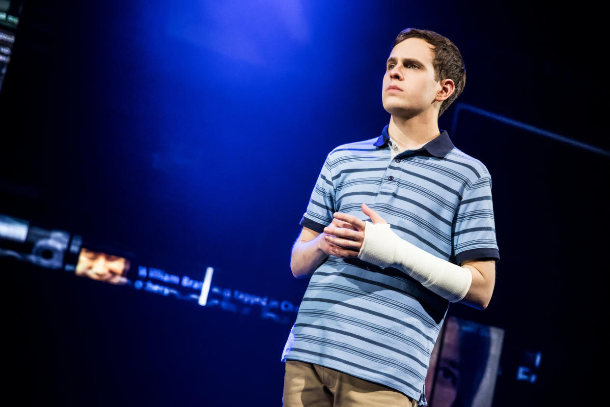 Taylor Trensch in Dear Evan Hansen. (Photo: Matthew Murphy)