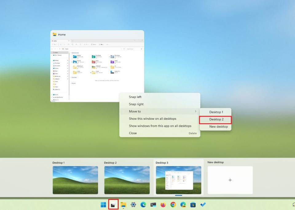 Desktops move apps