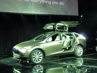 Tesla Model X - Official Debut, Los Angeles, February 2012