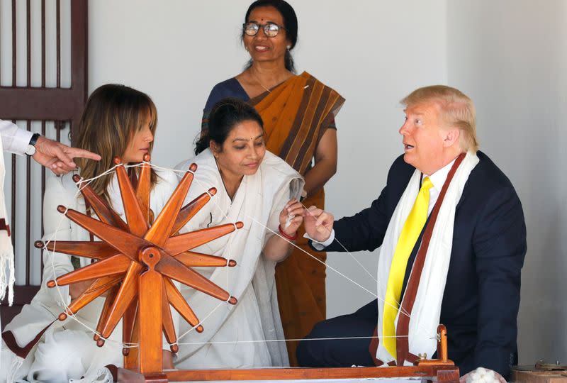 U.S. President Donald Trump visits India