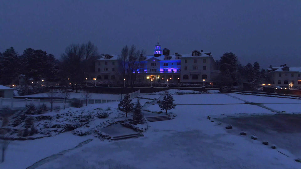 The Stanley Hotel, in Estes Park, Colo., which inspired Stephen King's horror classic about a haunted hotel, 