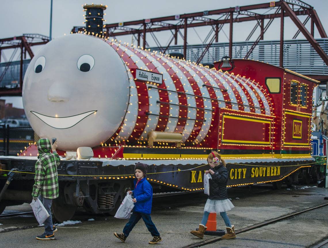 The Kansas City Southern Holiday Express will make its annual stop at Union Station on Dec. 17.