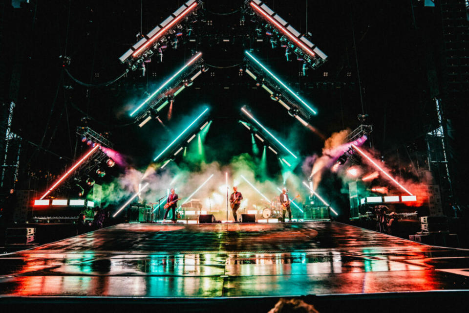 Queens Of The Stone Age rock out at Download 2024 (Picture: Stuart Garneys for Rolling Stone UK)