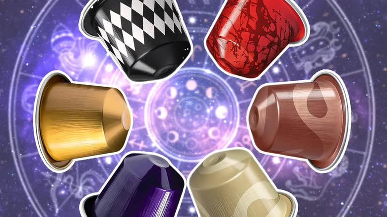 Nespresso pods and zodiac signs