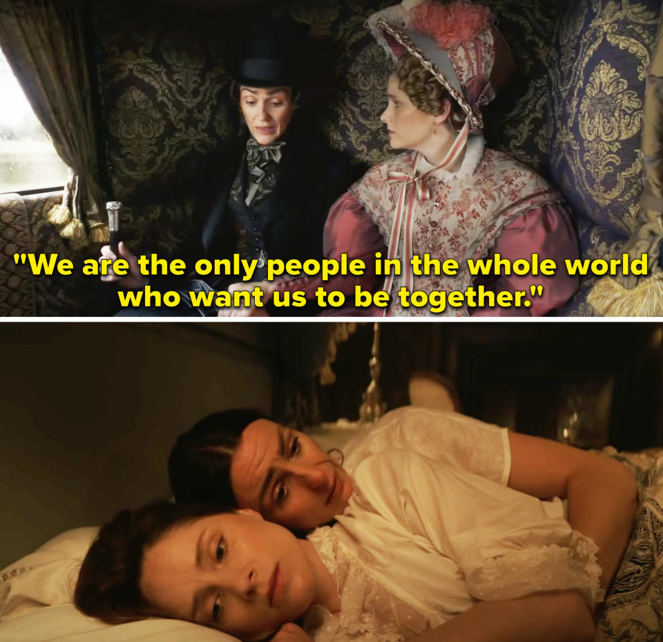 Anne telling Ann, "We are the only people in the whole world who want us to be together"