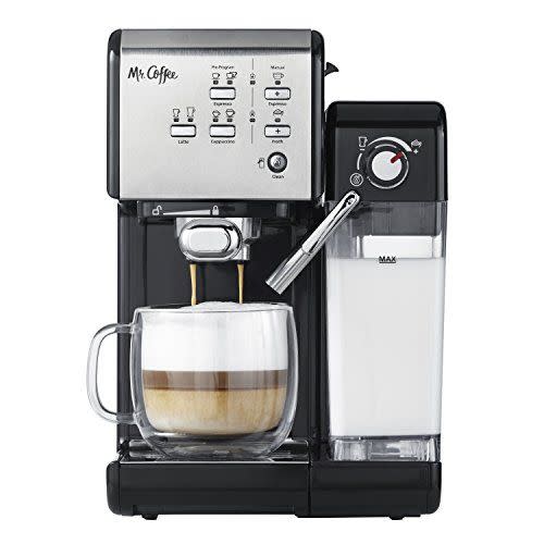 4) One-Touch CoffeeHouse Espresso Maker and Cappuccino Machine