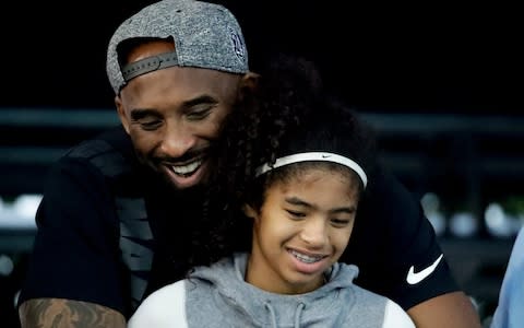 Kobe Bryant and his daughter Gianna  - Credit: AP