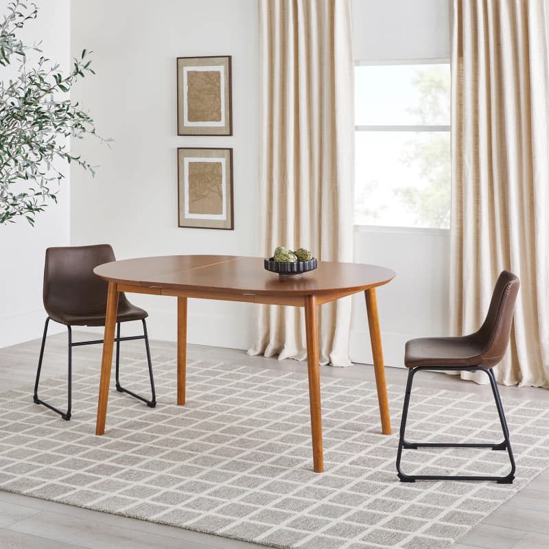 Linelle Solid Wood Extendable Dining Table