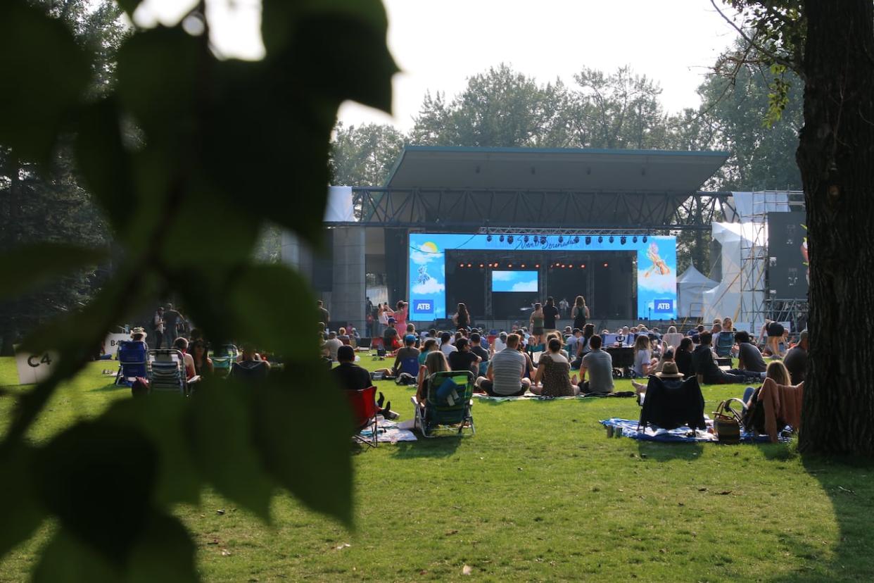 This summer marks 45 years of the Calgary Folk Music Festival, which released the full 2024 artist lineup on Tuesday. (Rachel Maclean/CBC - image credit)