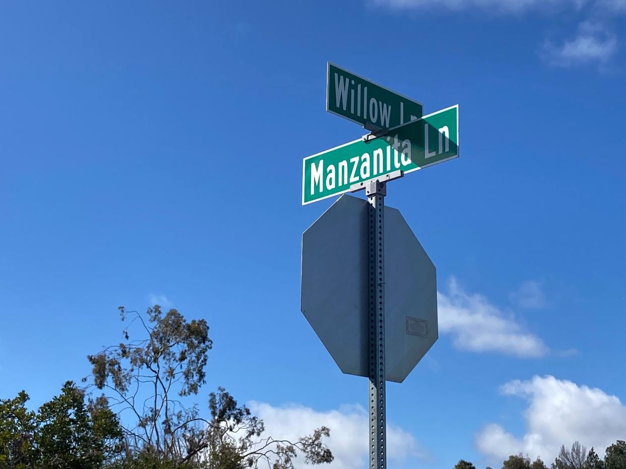 Authorities believe a woman found dead on Manzanita Lane in Thousand Oaks Tuesday morning was possibly involved with a nearby burglary at a storage facility on Willow Lane.