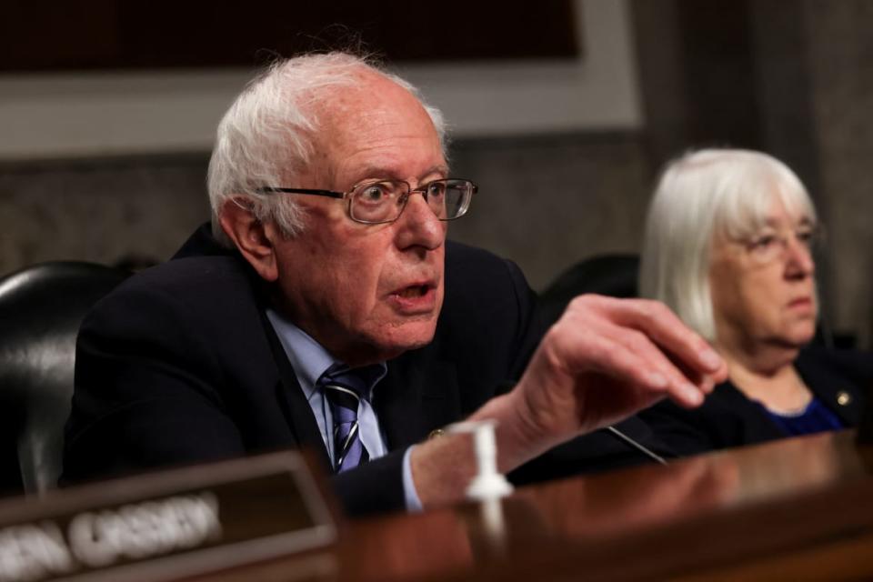 <div class="inline-image__caption"><p>Senator Bernie Sanders (I-VT) led the testy hearing on Wednesday.</p></div> <div class="inline-image__credit">REUTERS/Julia Nikhinson</div>