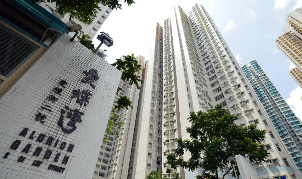 愛蝶灣第九、十座中高層A至D單位享有海景。 (Warton Li/South China Morning Post via Getty Images)