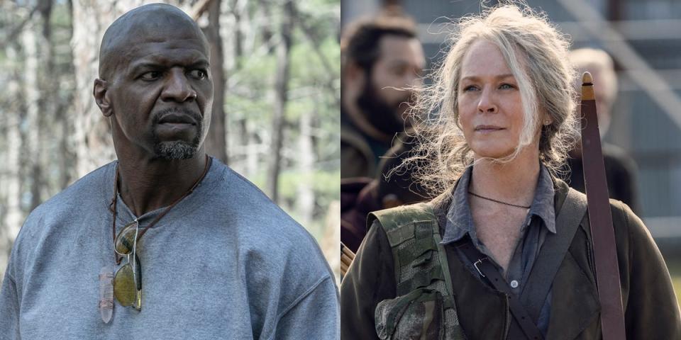 Terry Crews and Melissa McBride TWD