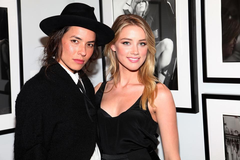 An image of Tasya van Ree and Amber Heard.