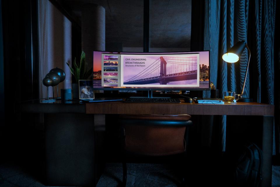 HP S430c ultrawide curved monitor