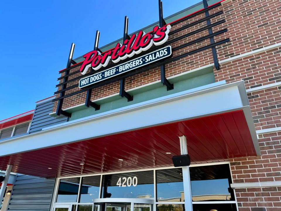 The Arlington location of Illinois-based Portillo’s backs up to South Cooper Street across from The Parks mall.
