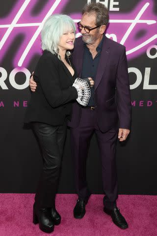 <p>Manny Carabel/Getty</p> Cyndi Lauper and Huey Lewis attend 'The Heart of Rock and Roll' celebration at James Earl Jones Theatre on April 19, 2024 in New York City
