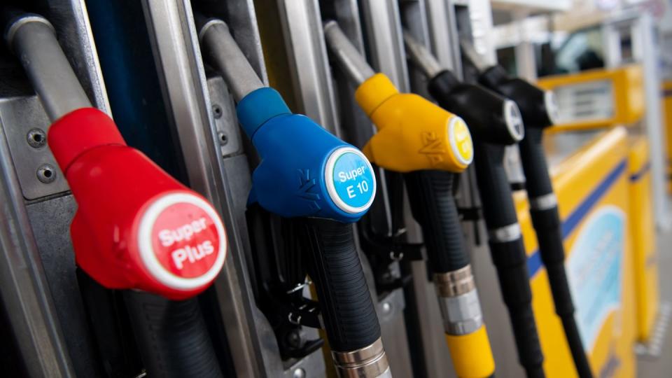 Zapfsäule an einer Tankstelle. Seit einigen Monaten steigen die Energiepreise überdurchschnittlich an.