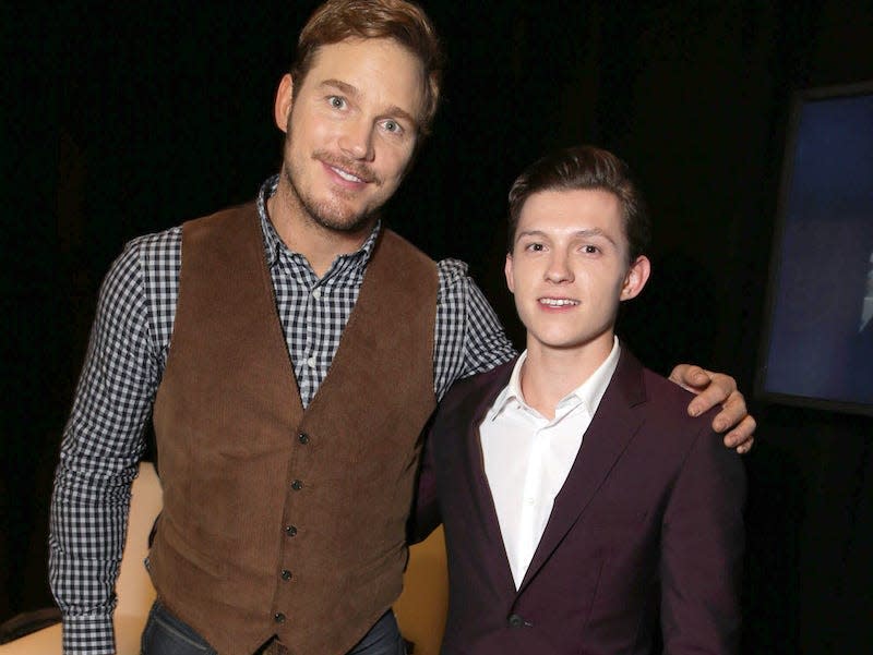 chris pratt tom holland