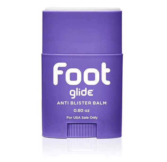 <a href="https://amzn.to/2Zkj817" target="_blank" rel="noopener noreferrer">This blister prevention balm</a> glides on like a deodorant to prevent chafing and blisters before they start. Just apply a little on your toes and heels before putting on your shoes to prevent blisters. It's also formulated with Vitamins A and C, so it's also feeding your dry skin in the process. <a href="https://amzn.to/2Zkj817" target="_blank" rel="noopener noreferrer">Get it on Amazon</a>.