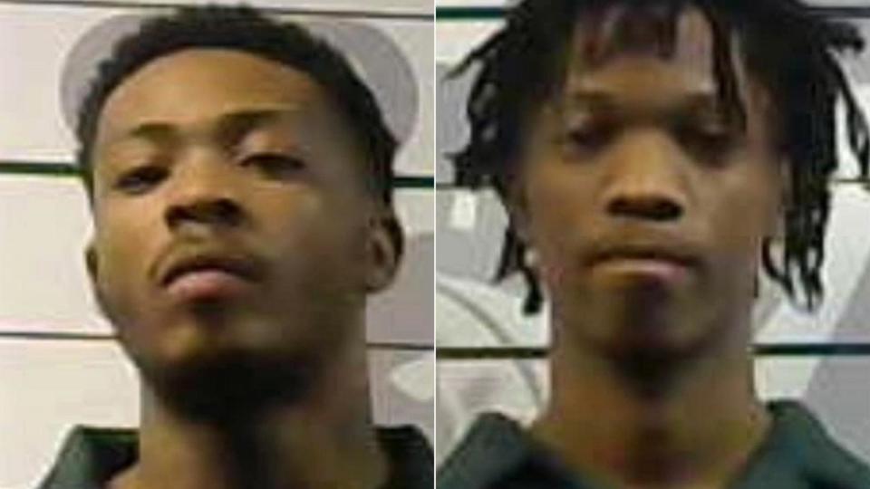 PHOTO: In these booking photos released by the Claiborne County Sheriff Department, Tyrekennel Collins and Dezarrious Johnson are shown. (Claiborne County Sheriff Department)