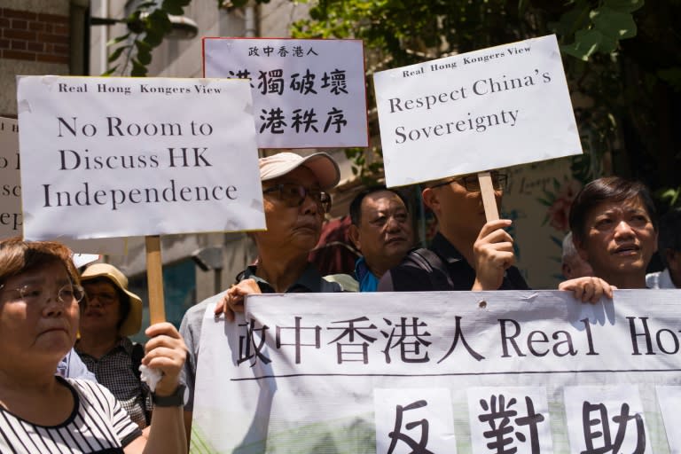 Pro-Beijing groups have long opposed any discussion of Hong Kong independence