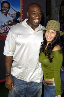 Michael Clarke Duncan with Irene Marquez at the Hollywood premiere of Touchstone Pictures' Mr. 3000