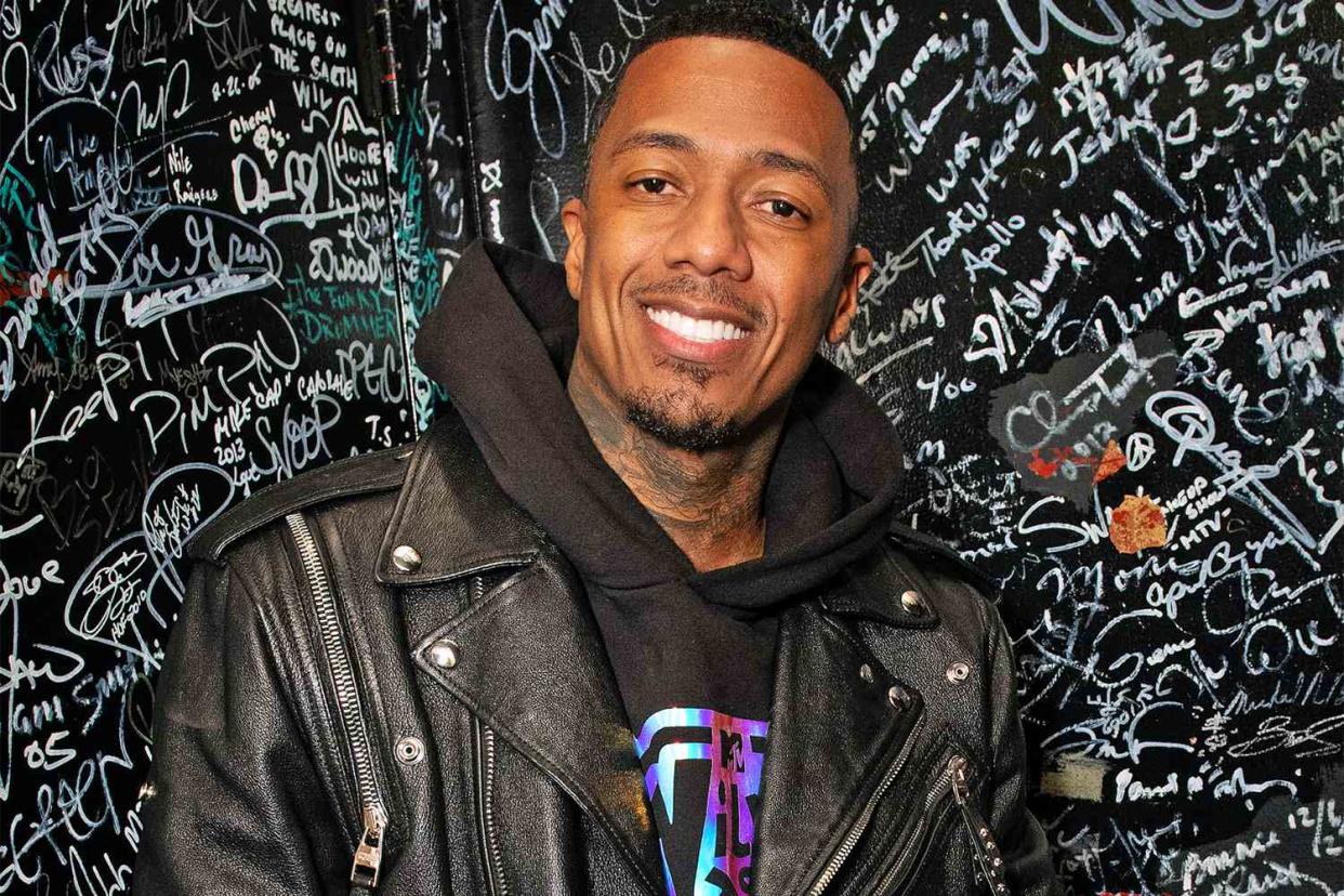 NEW YORK, NEW YORK - FEBRUARY 16: Artist Nick Cannon backstage at The Apollo Theater on February 16, 2022 in New York City. (Photo by Shahar Azran/Getty Images)