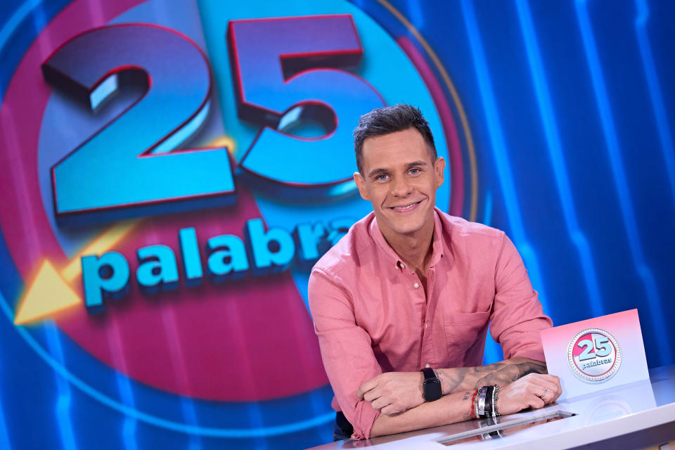 Christian Gálvez en '25 palabras' de Telecinco (Mediaset)