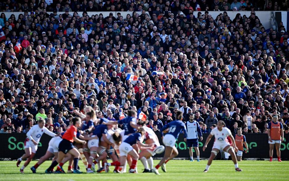 Rugby crowd