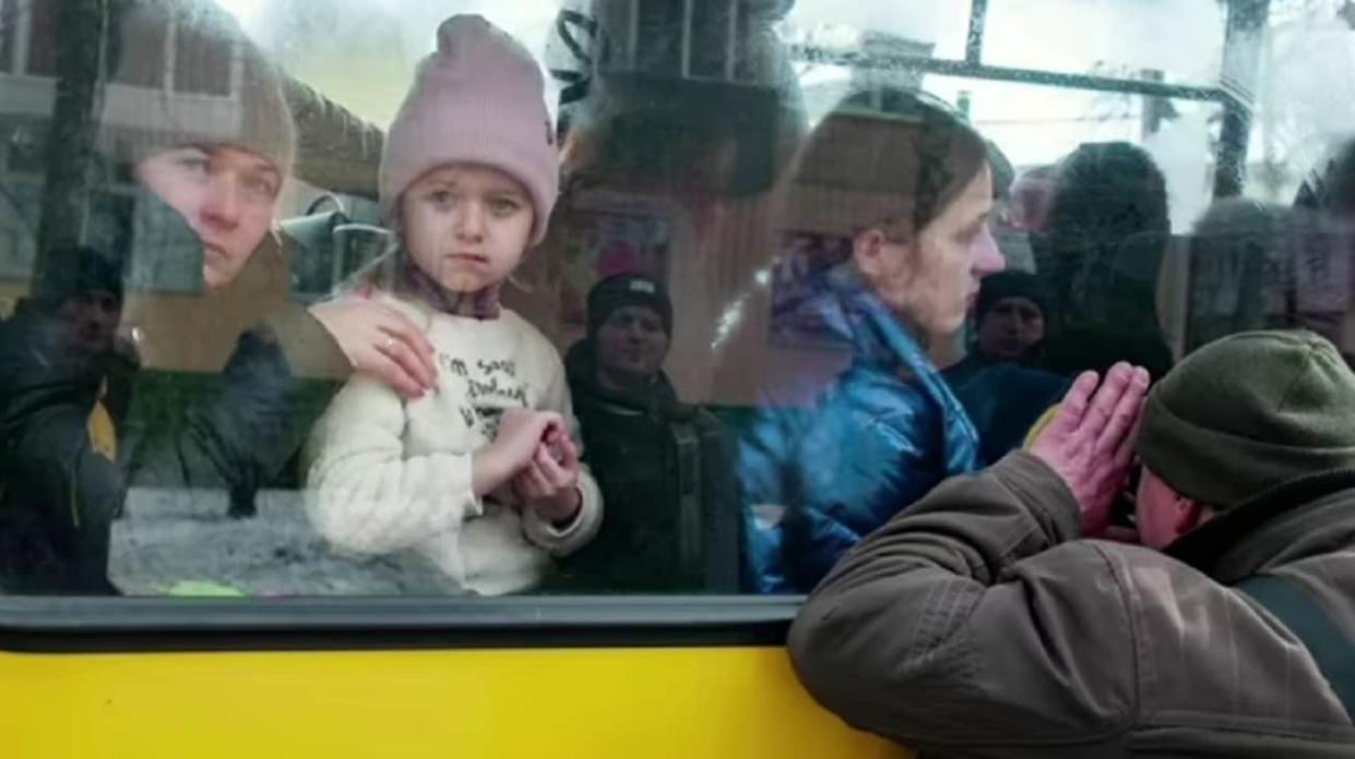 The evacuation. Photo: Ukraine’s State Emergency Service