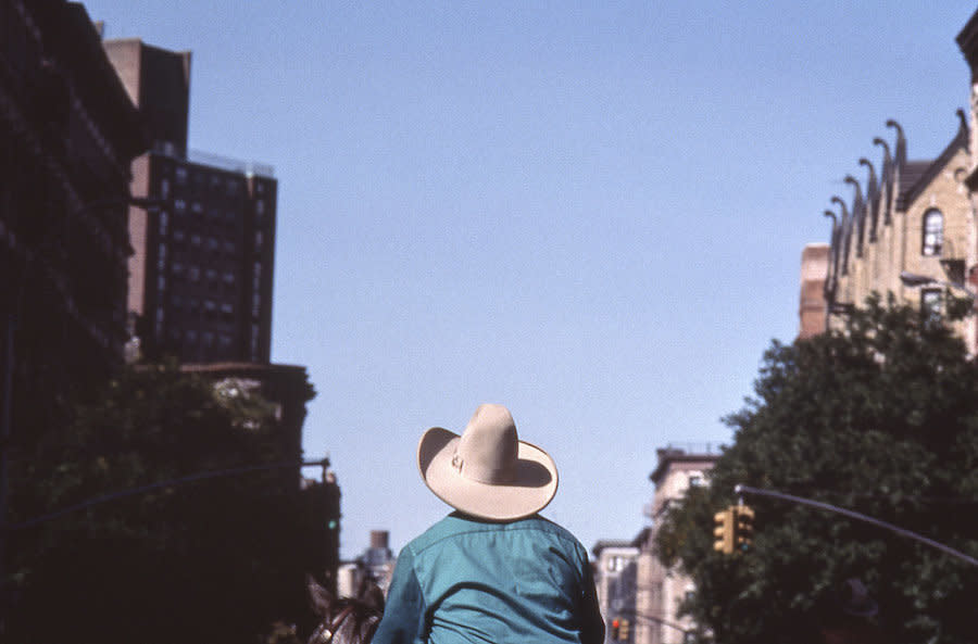 Ron Tarver, "Concrete Canyon," Harlem, 1993, archival ink jet print, 28 × 30 in., courtesy the artist