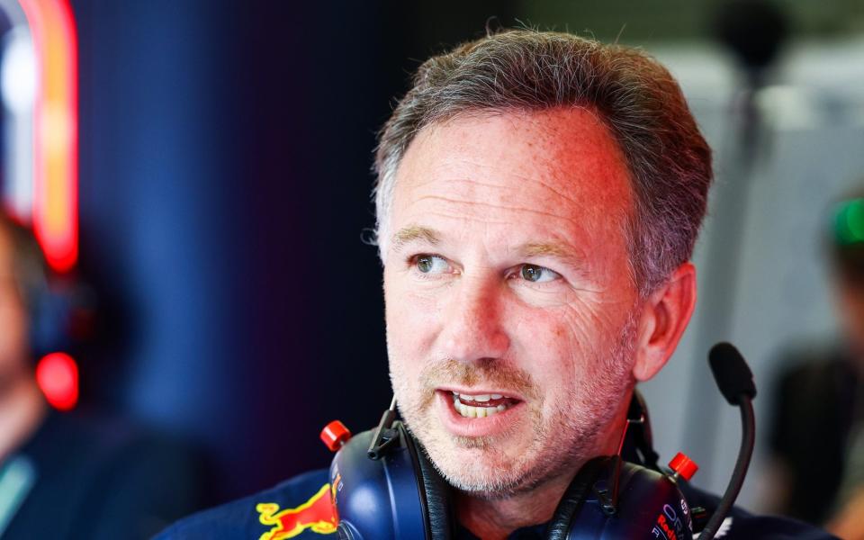 Christian Horner at the Belgian Grand Prix in July