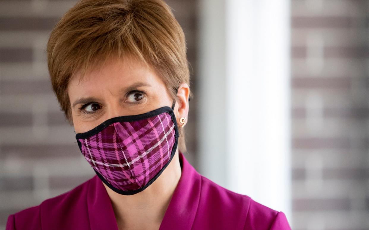 Nicola Sturgeon is to consider new restrictions over the weekend - Getty Images Europe