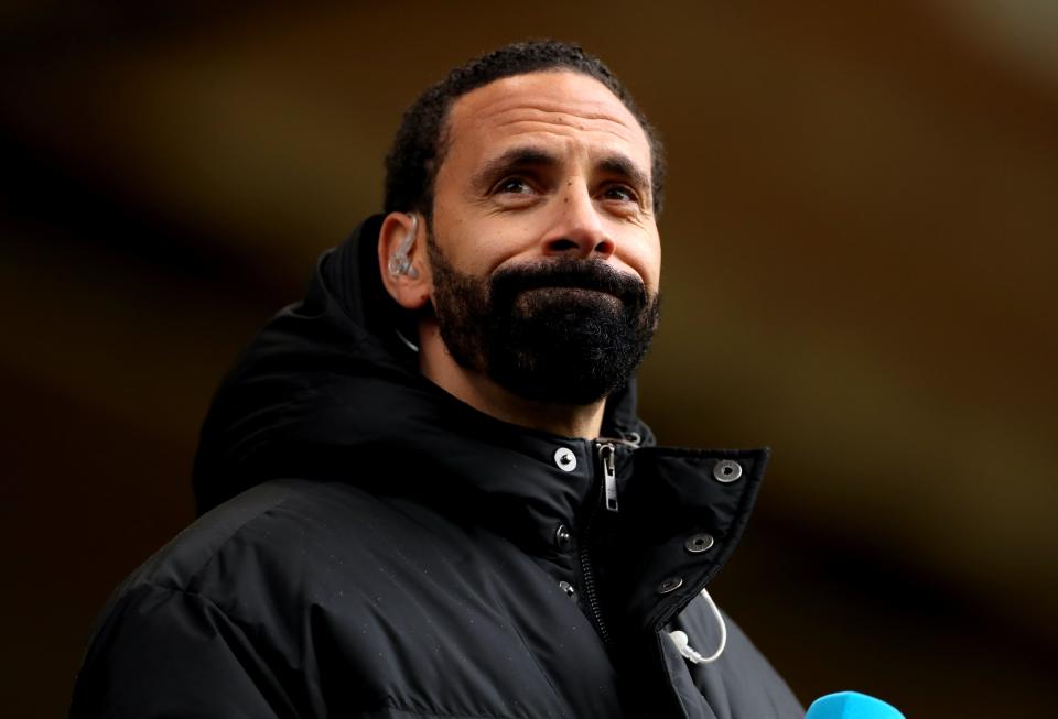 Football fan Jamie Arnold has denied racially abusing Rio Ferdinand during the Premier League match between Wolves and Manchester United on May 23 (Bradley Collyer/PA) (PA Wire)