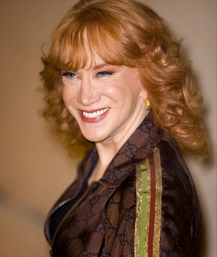 Kathy Griffin smiles for the camera