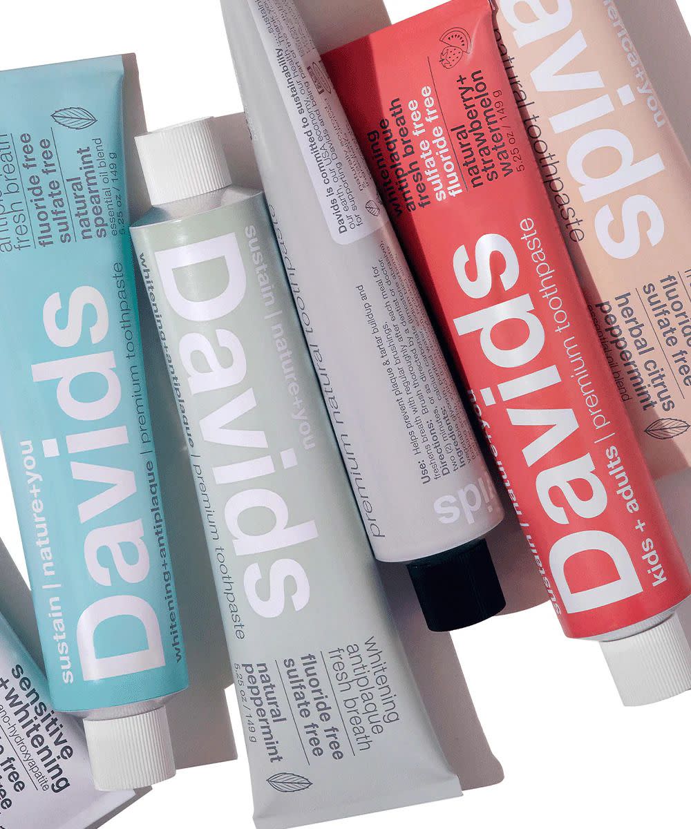 Davids Natural Toothpaste, Several Tubes