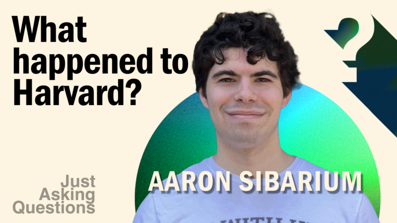 Aaron Sibarium on Just Asking Questions background