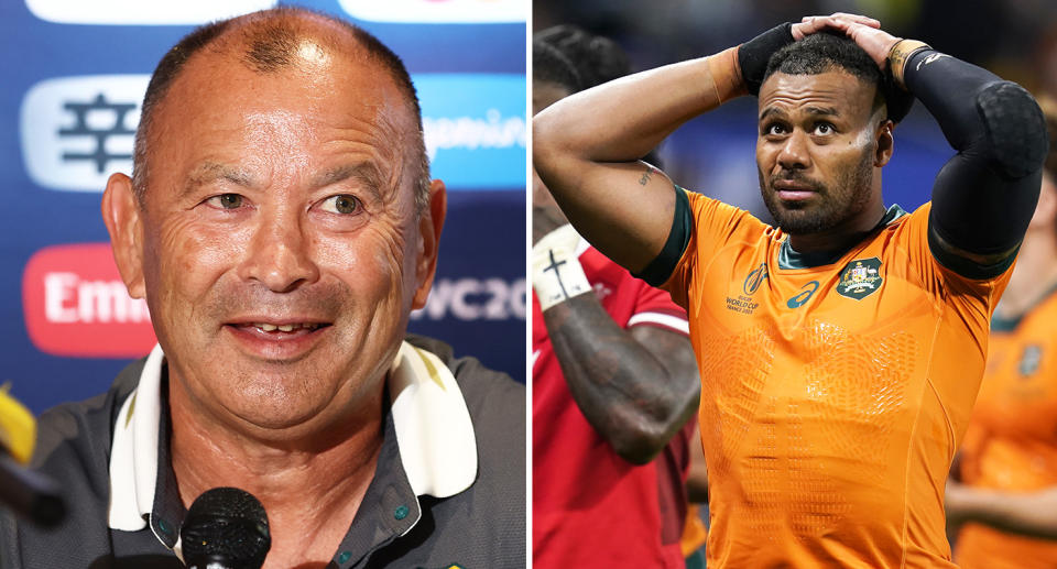 Former Wallabies coach Eddie Jones was involved in $2.6 million of unauthorised spending on the Rugby World Cup. Image: Getty