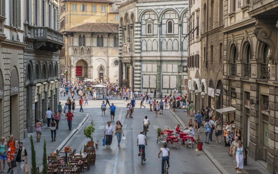 Florence has been seeing a huge rise its number of tourists