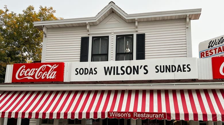 Exterior of Wilson's Restaurant