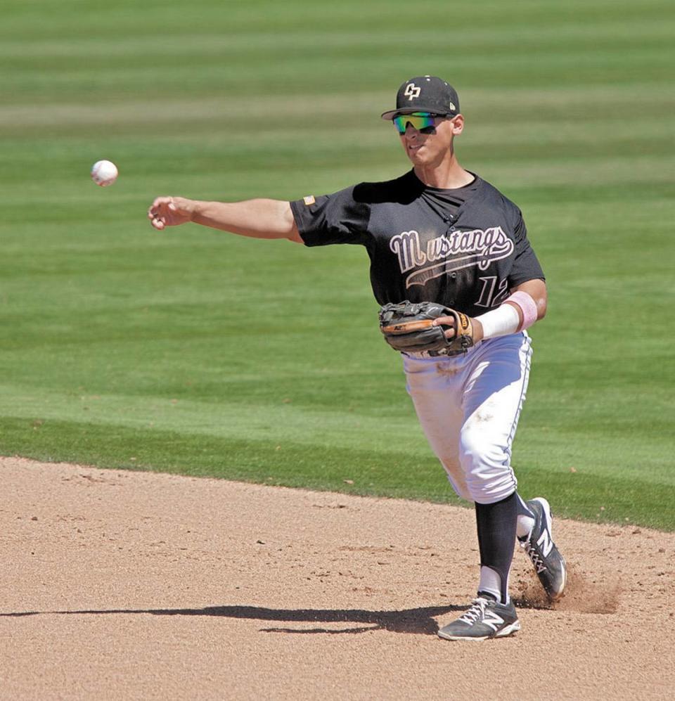 Cal Poly second baseman Mark Mathias was the Big West Conference Field Player of the Year last season when he led the Big West with a .386 batting average.