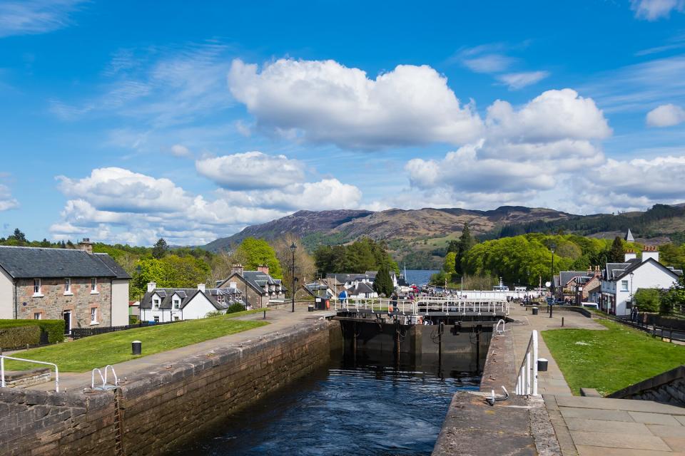 Fort Augustus lochs, Inverness, Loch Ness, Highland, Scotland, UK