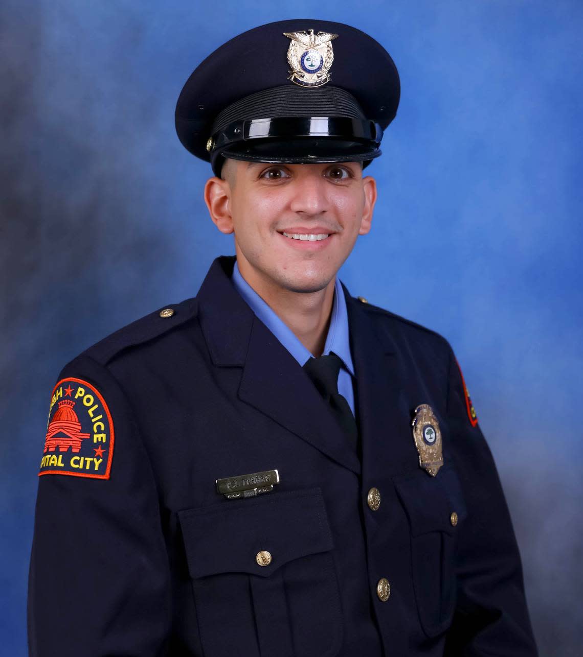 Gabriel Torres was one of five people killed in a mass shooting in Raleigh, N.C., Thursday, Oct. 13, 2022. Torres, a Raleigh Police officer, was off-duty and on his way to work when he was shot.