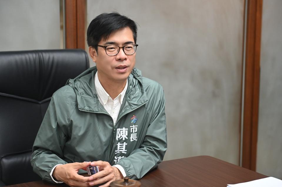 高雄市長陳其邁接受Newtalk(新頭殼)專訪。   圖：高雄市政府提供